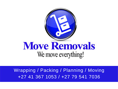Move Removals  - Move Removals will move you safely from A to B. We provide residential and commercial moving services both domestic and nationally across the entire South Africa. We'll move you fast - at a very affordable rate.